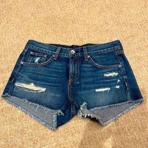 Rag and bone cut off shorts